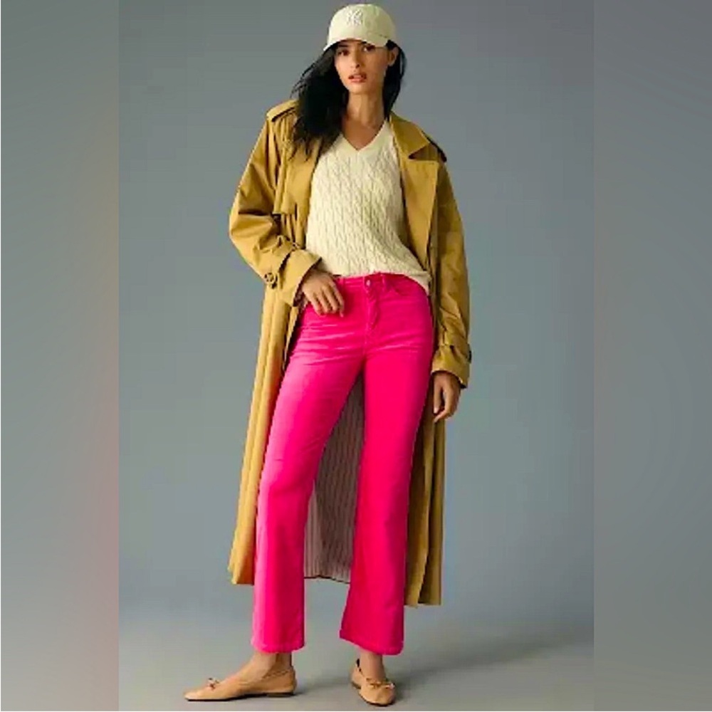 Pilcro Yaya Mid-Rise‎ Corduroy
Crop Flare Jeans Anthropology SZ 28 EUC 603